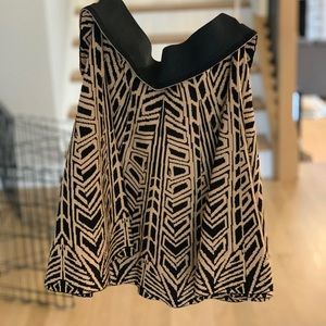 Fun patterned skirt